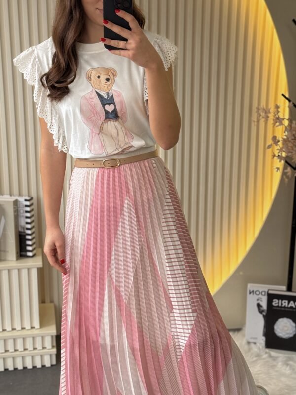 Suknja svetlo roze lepršava MT11007 - Image 2