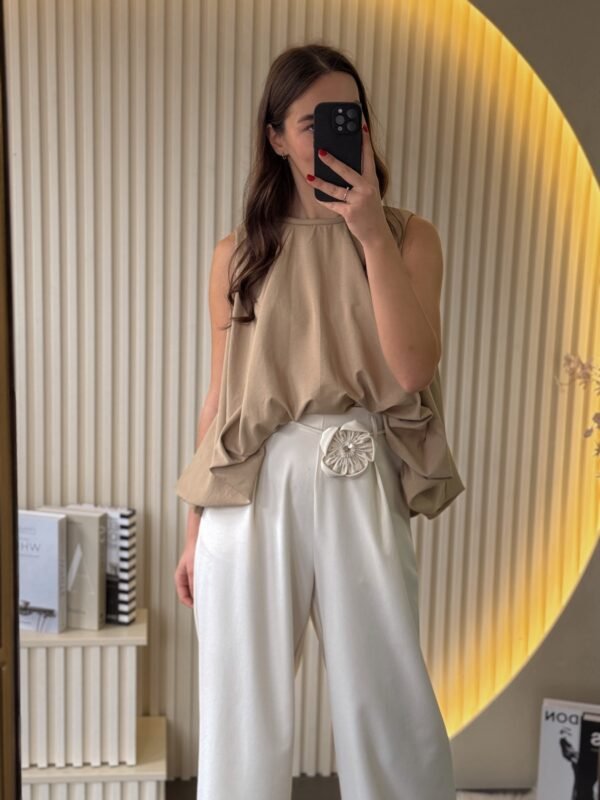 Bluza bež puf SU15063.A3D
